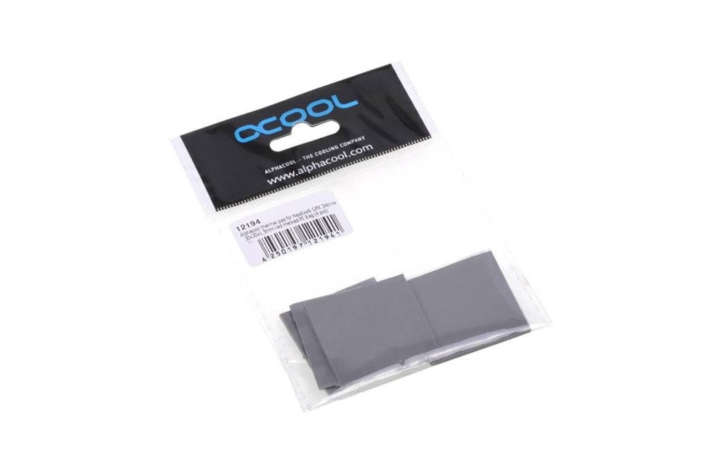 Alphacool thermal pad for NexXxoS GPX 3W/mk 15x15x3mm red marked PE Bag (24 pcs)