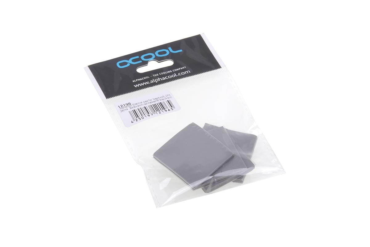 Alphacool thermal pad for NexXxoS GPX 3W / mk 30x30x3mm (4 pcs)