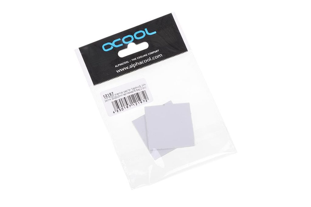 Alphacool thermal pad for NexXxoS GPX 3W / mk 30x30x2mm (2 pcs) : image 2