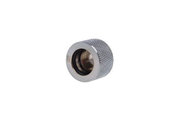 Alphacool HT 16mm HardTube Compression Fitting G1/4 for rigid tubes – knurled – Chrome