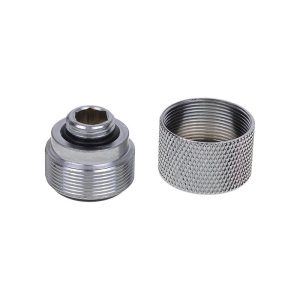 Alphacool HT 16mm HardTube Compression Fitting G1/4 for rigid tubes - knurled - Chrome