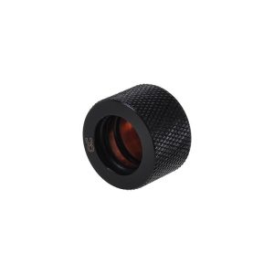 Alphacool HT 16mm HardTube Compression Fitting G1/4 for rigid tubes - knurled - Deep Black : image 1