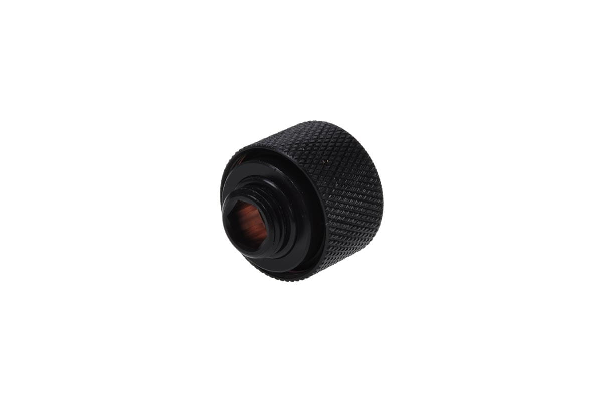 Alphacool HT 16mm HardTube Compression Fitting G1/4 for rigid tubes - knurled - Deep Black : image 2