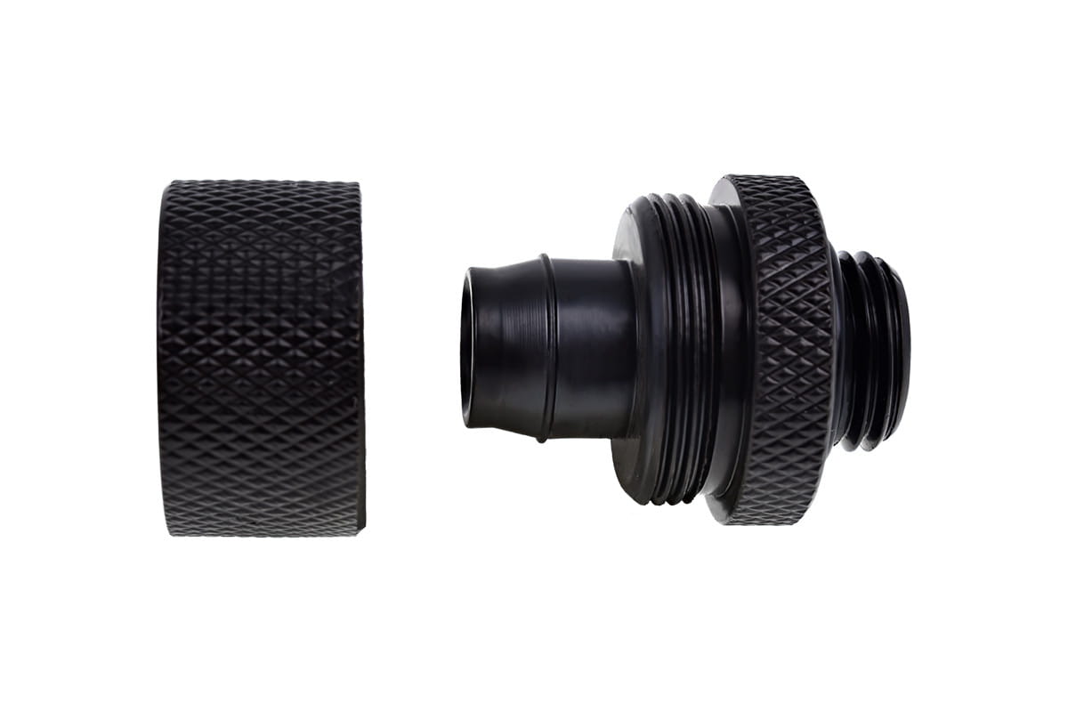 Alphacool Eiszapfen 16/10mm Compression Fitting G1/4 - Deep Black Six Pack
