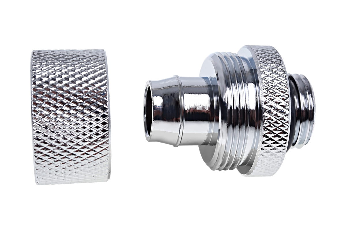 Alphacool Eiszapfen 16/10mm Compression Fitting G1/4 - Chrome Six Pack