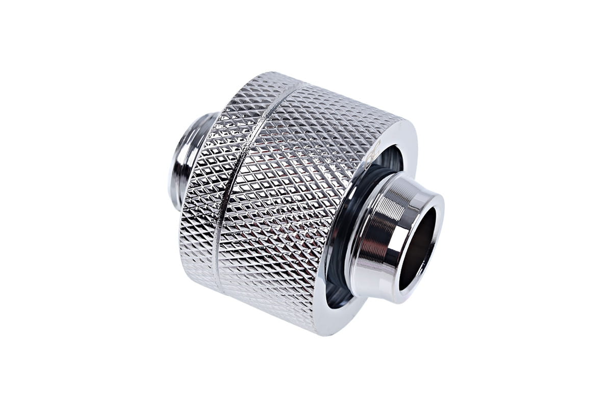 Alphacool Eiszapfen 19/13mm Compression Fitting G1/4 - Chrome : image 1