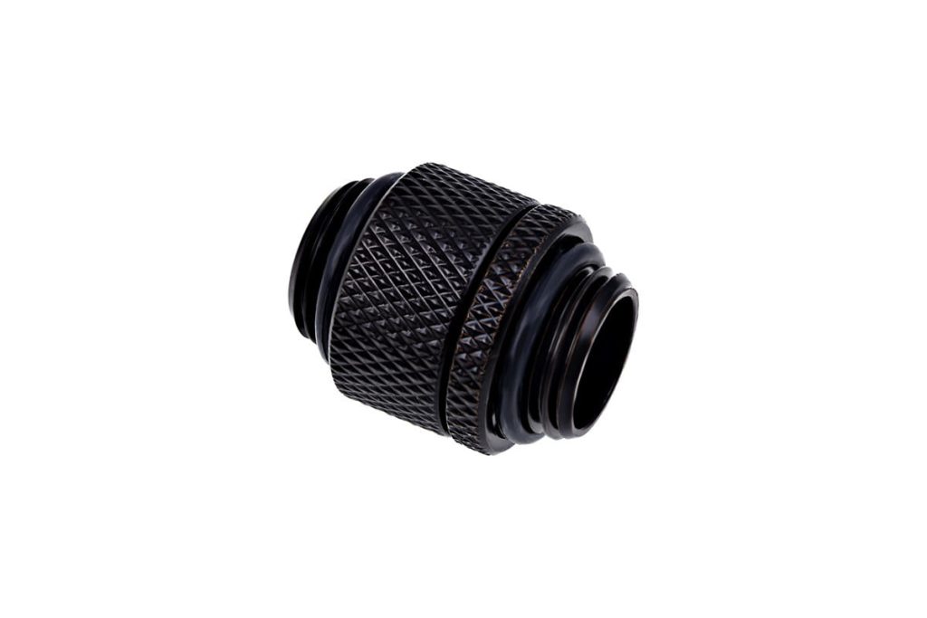 Alphacool Eiszapfen 22mm Rotary G1/4 Male to G1/4 Male - Deep Black : image 1
