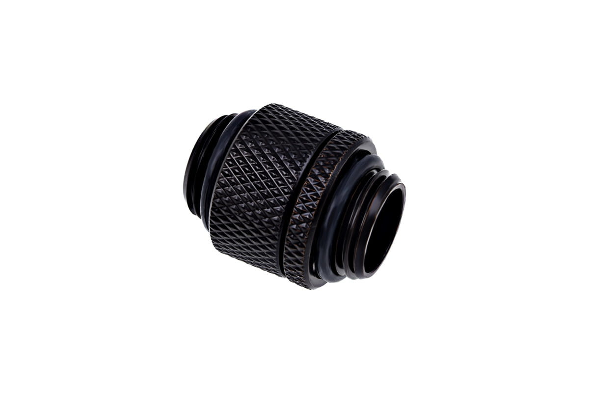Alphacool Eiszapfen 22mm Rotary G1/4 Male to G1/4 Male - Deep Black : image 1