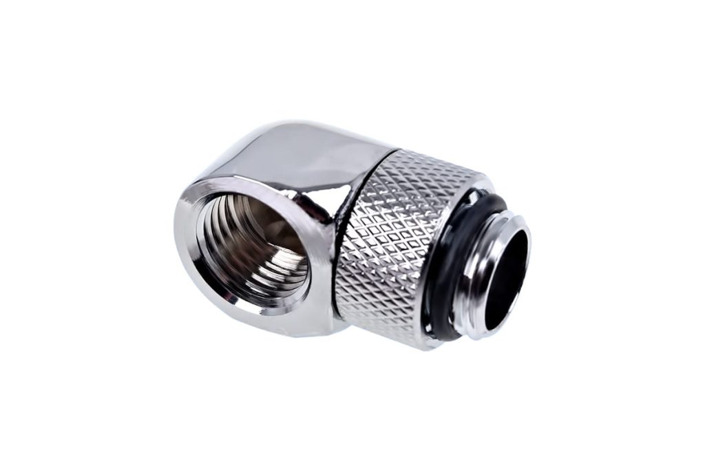 Alphacool Eiszapfen L-connector Rotary G1/4 Male to G1/4 Female - Chrome