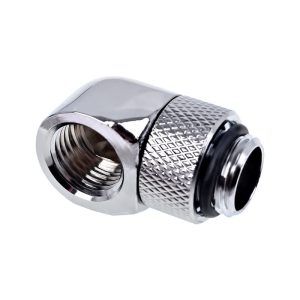Alphacool Eiszapfen L-connector Rotary G1/4 Male to G1/4 Female - Chrome