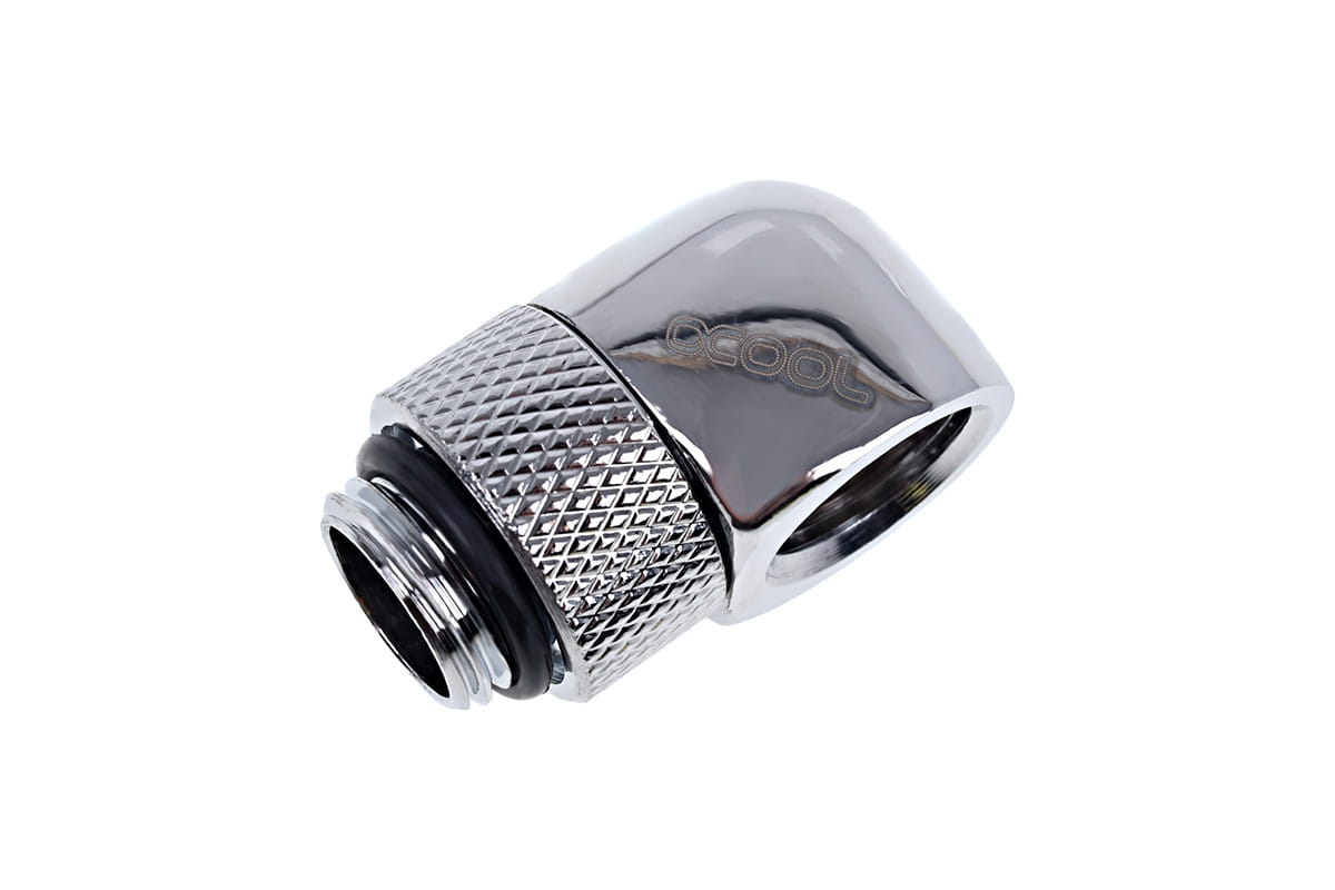 Alphacool Eiszapfen L-connector Rotary G1/4 Male to G1/4 Female - Chrome