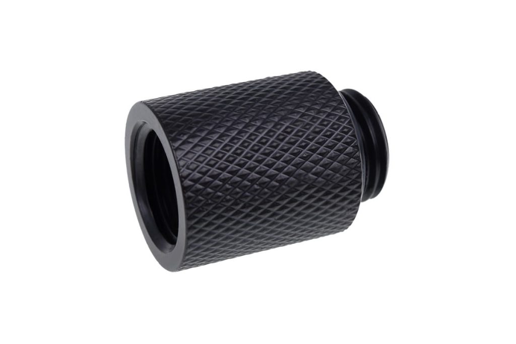 Alphacool Eiszapfen extension 20mm G1/4 Male to G1/4 Female - Deep Black : image 3