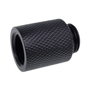 Alphacool Eiszapfen extension 20mm G1/4 Male to G1/4 Female - Deep Black : image 3