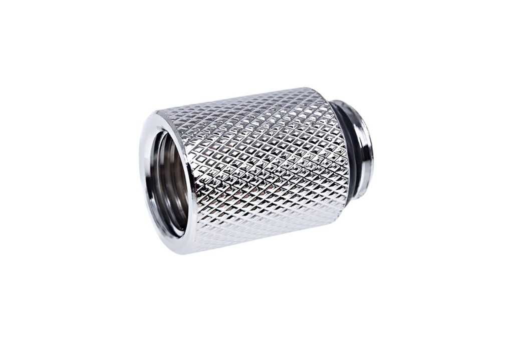 Alphacool Eiszapfen extension 20mm G1/4 Male to G1/4 Female - Chrome
