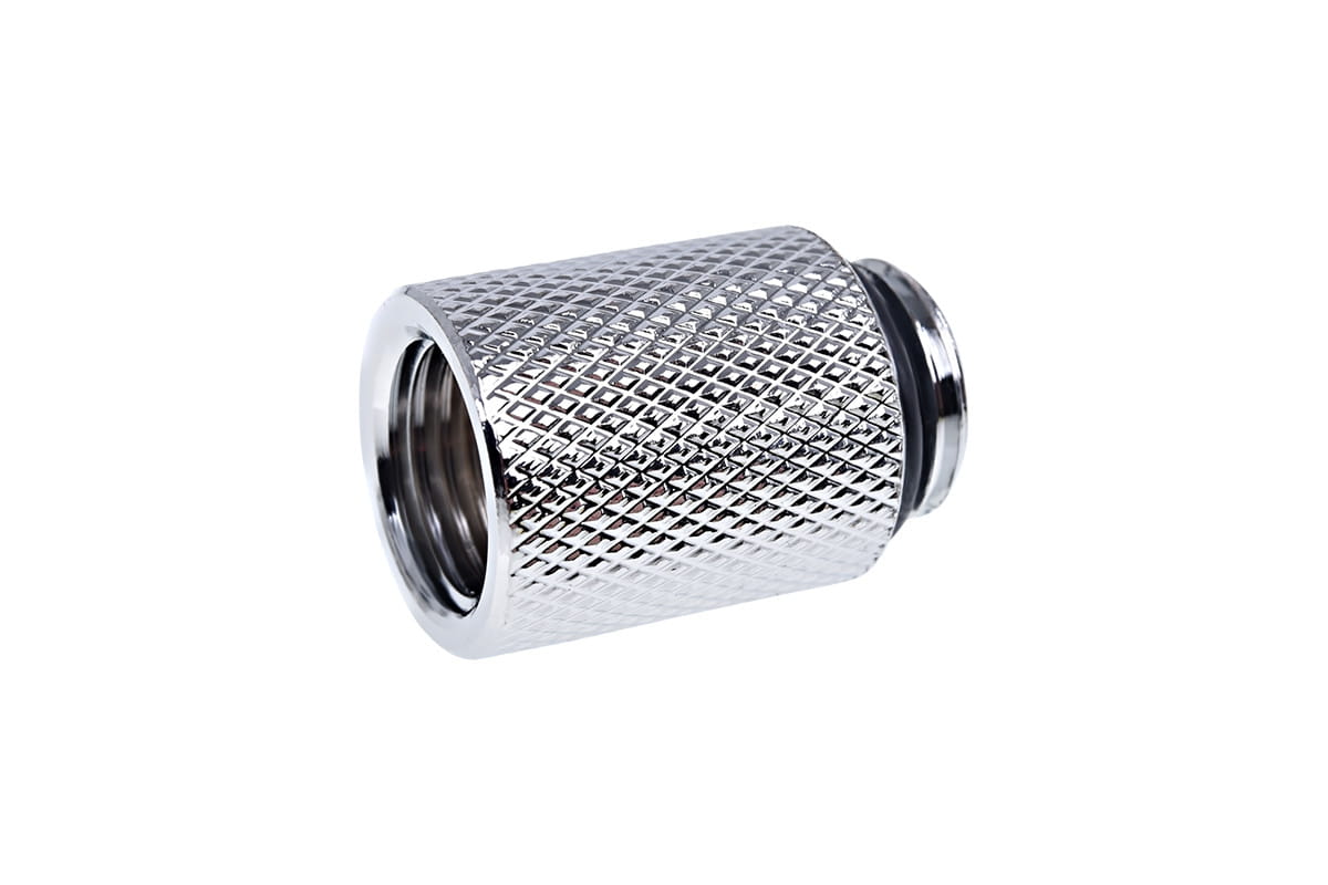 Alphacool Eiszapfen extension 20mm G1/4 Male to G1/4 Female - Chrome