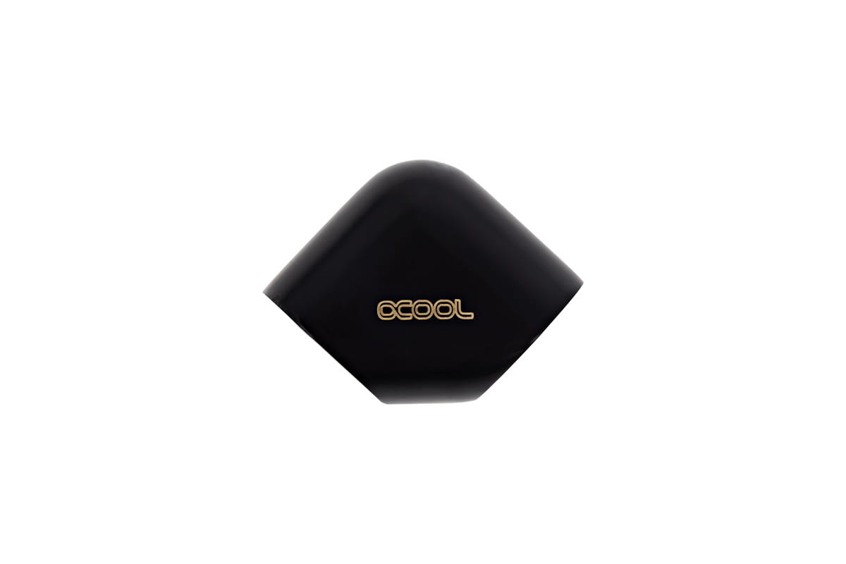 Alphacool Eiszapfen L-connector G1/4 Female to G1/4 Female - Deep Black