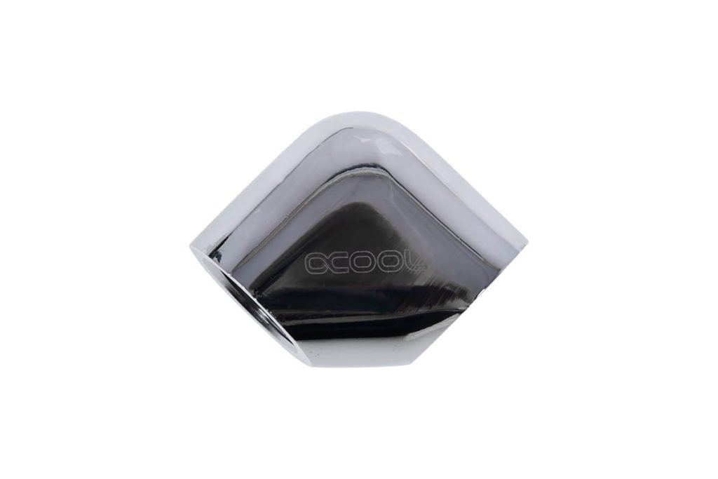 Alphacool Eiszapfen L-connector G1/4 Female to G1/4 Female - Chrome