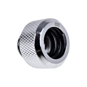 Alphacool Eiszapfen 13mm HardTube Compression Fitting G1/4 for rigid tubes - knurled - Chrome : image 3