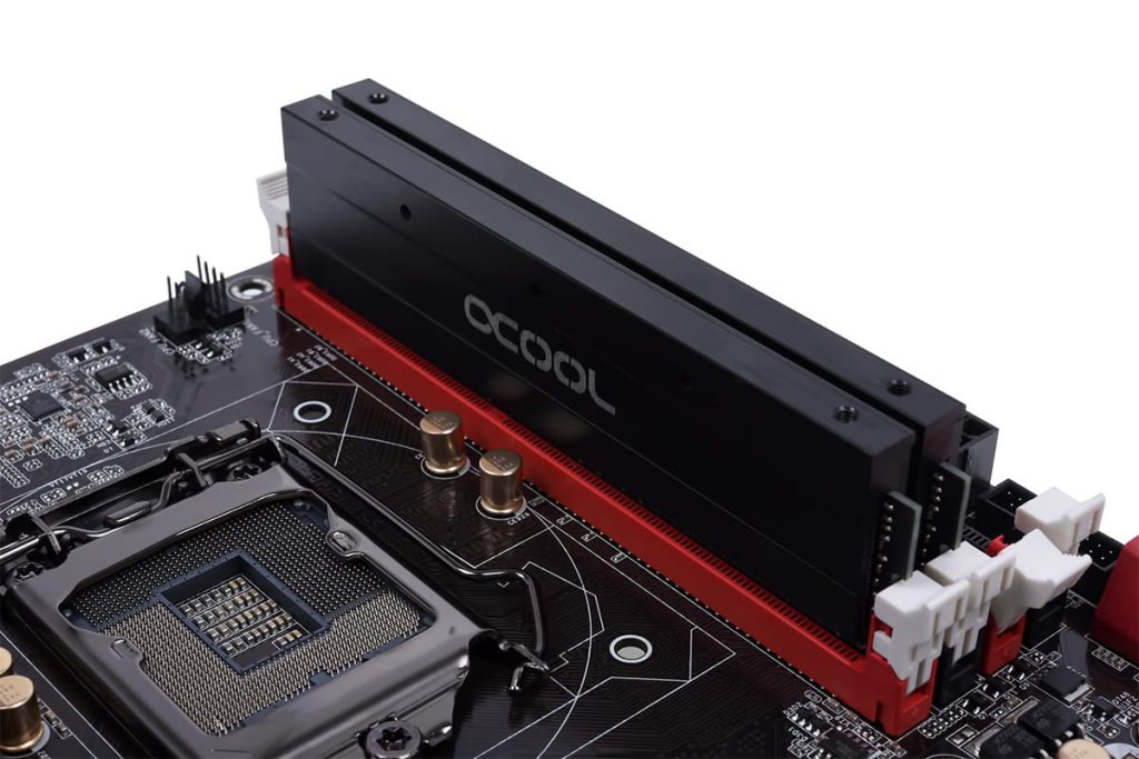 Alphacool D-RAM module (for Alphacool D-RAM cooler) - Black 2 pieces