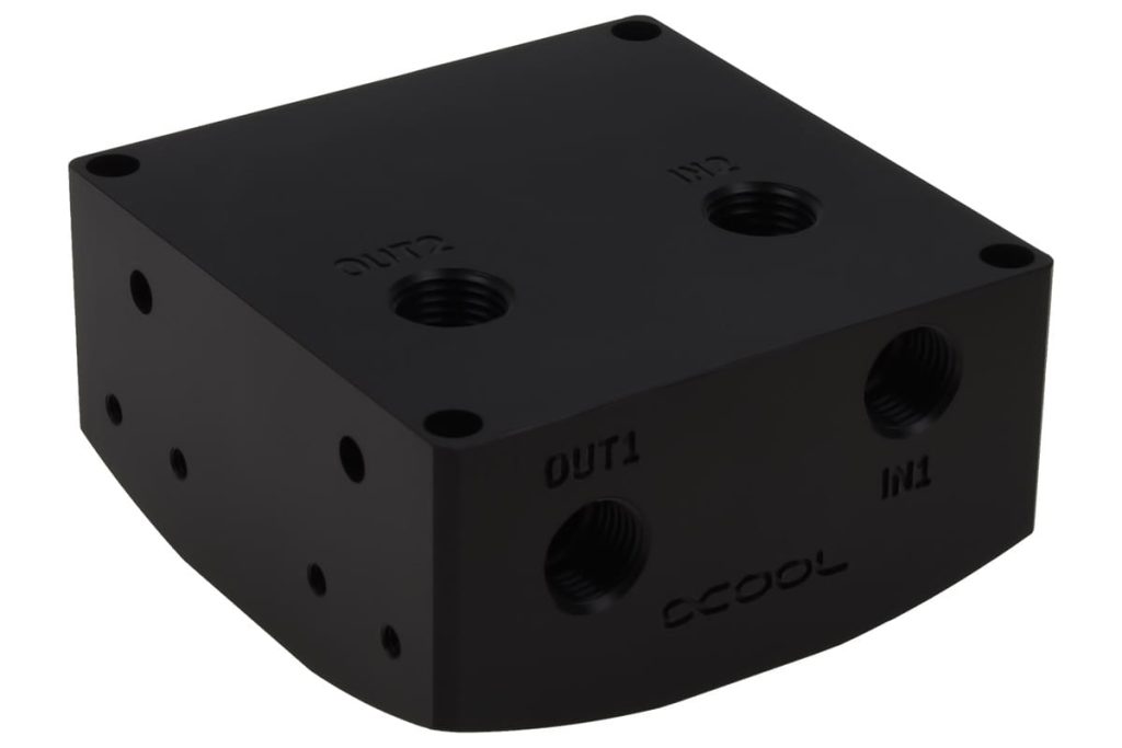 Alphacool Eisdecke D5 top - Black Acetal G1/4 - (VPP755 / VPP655 / TPP644 / MCP655) V.3