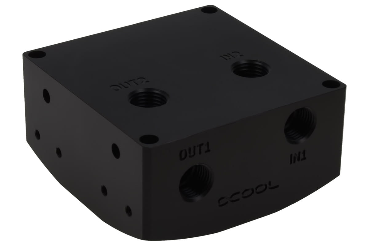 Alphacool Eisdecke D5 top - Black Acetal G1/4 - (VPP755 / VPP655 / TPP644 / MCP655) V.3