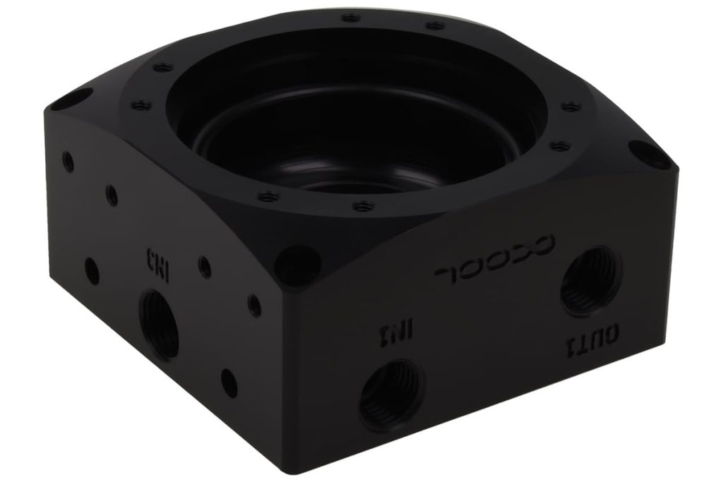 Alphacool Eisdecke D5 top - Black Acetal G1/4 - (VPP755 / VPP655 / TPP644 / MCP655) V.3