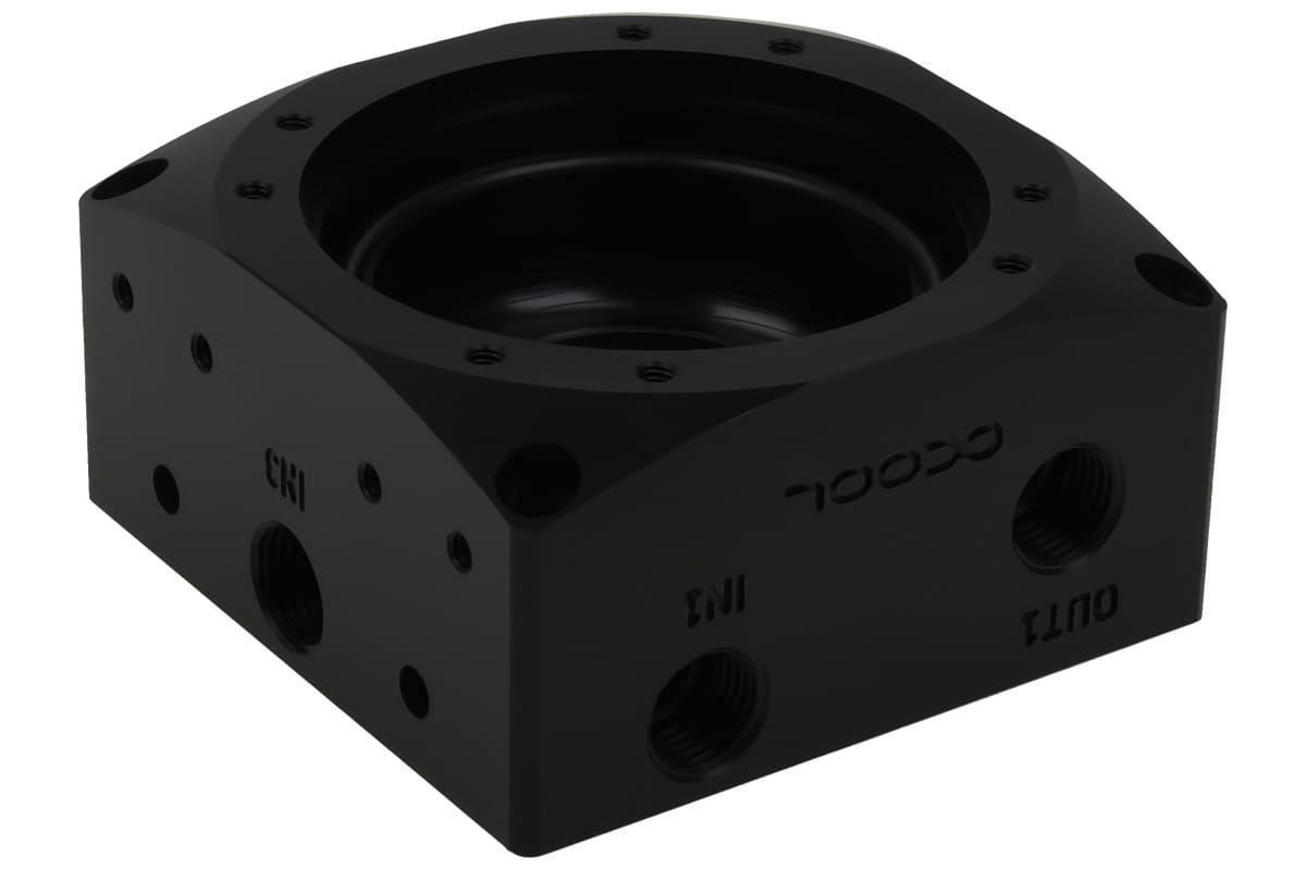 Alphacool Eisdecke D5 top - Black Acetal G1/4 - (VPP755 / VPP655 / TPP644 / MCP655) V.3