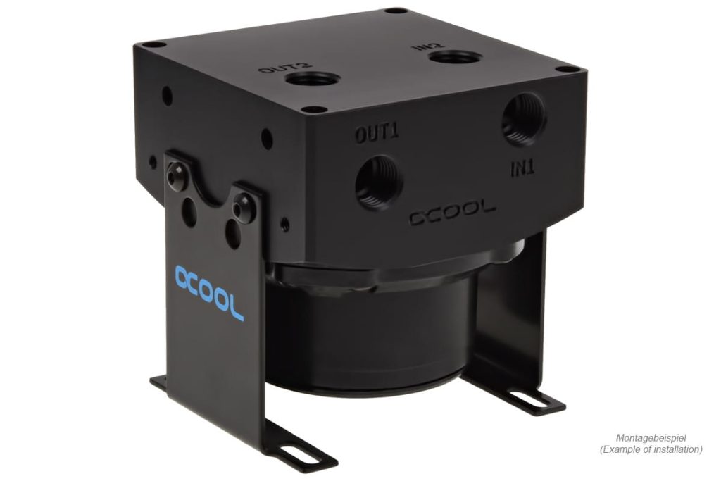 Alphacool Eisdecke D5 top - Black Acetal G1/4 - (VPP755 / VPP655 / TPP644 / MCP655) V.3