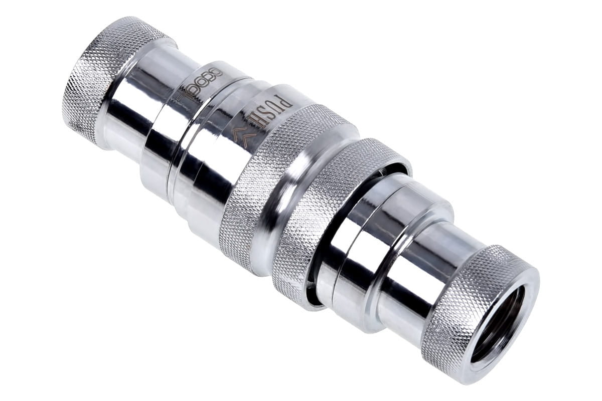 Alphacool Eiszapfen quick release connector kit G1/4 Female thread - Chrome