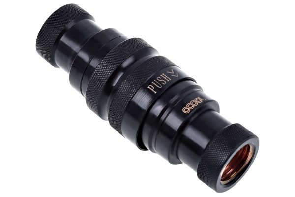 Alphacool Eiszapfen Quick Release Connector kit G1/4 Female – Deep Black