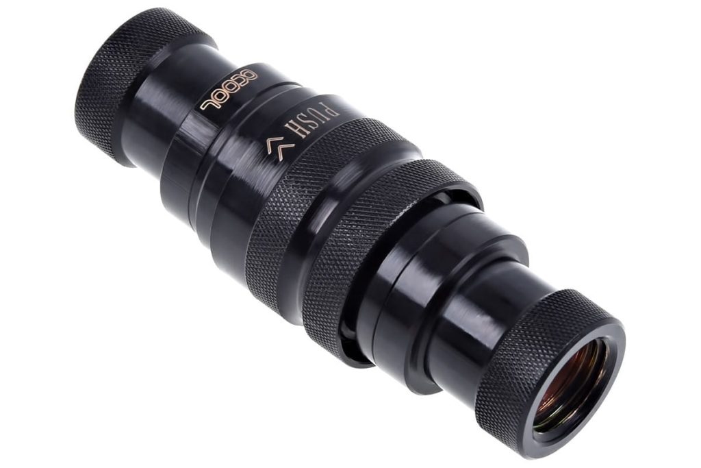 Alphacool Eiszapfen Quick Release Connector kit G1/4 Female - Deep Black