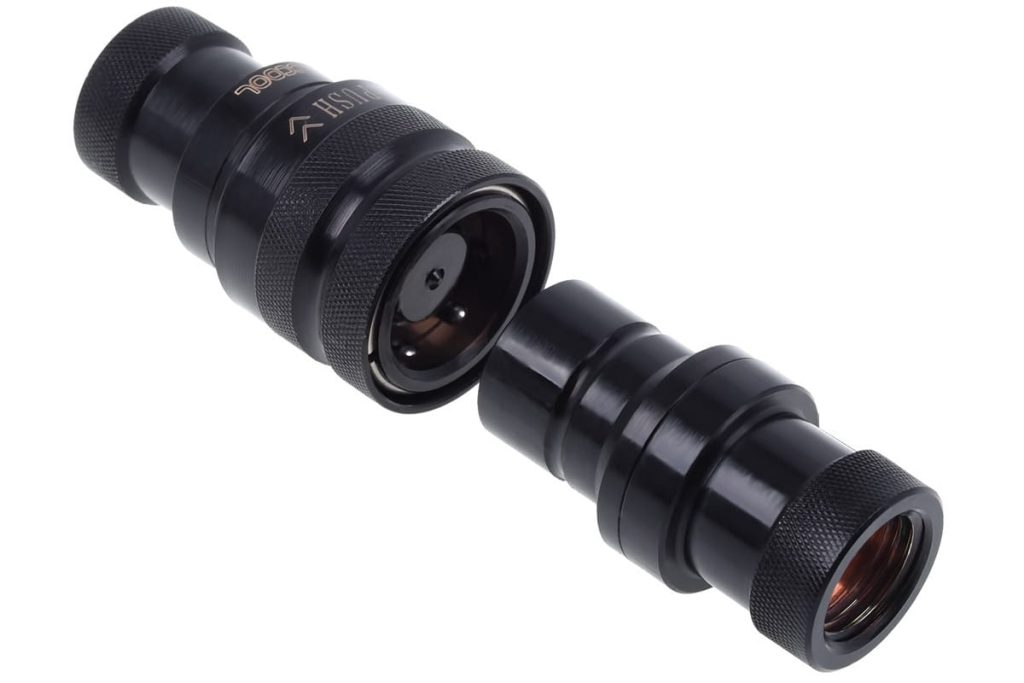 Alphacool Eiszapfen Quick Release Connector kit G1/4 Female - Deep Black