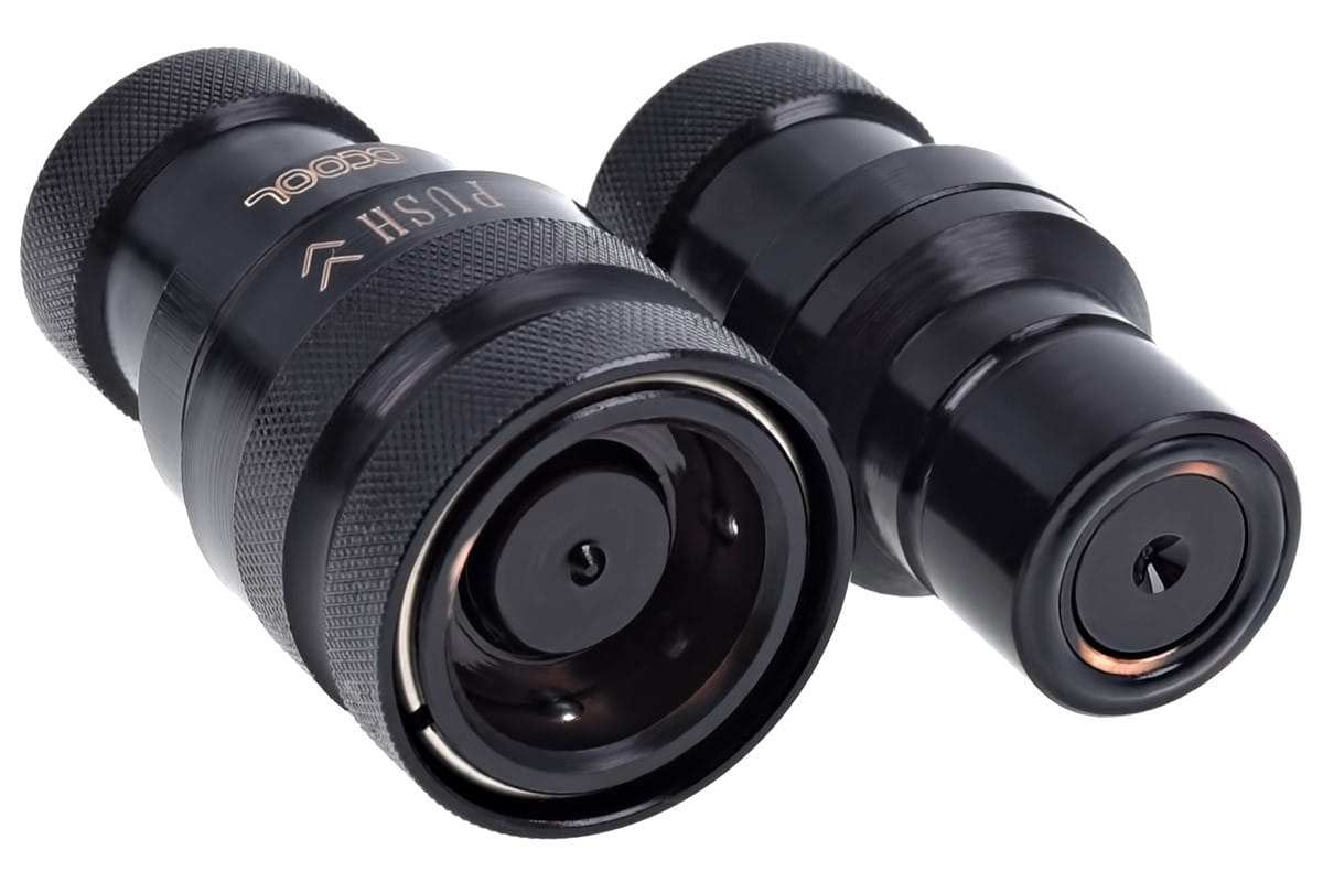 Alphacool Eiszapfen Quick Release Connector kit G1/4 Female - Deep Black
