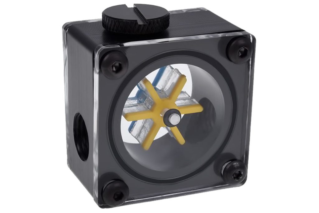 Alphacool Eisfluegel flow indicator G1/4 square - Acetal