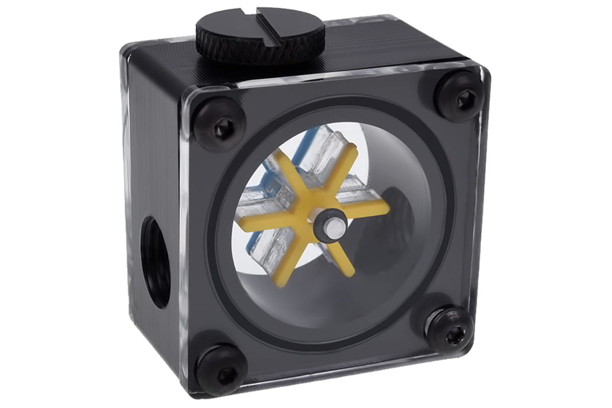 Alphacool Eisfluegel flow indicator G1/4 square - Acetal
