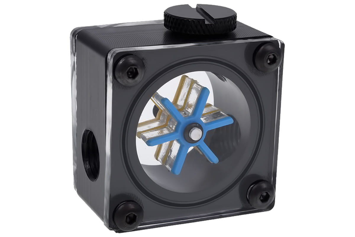Alphacool Eisfluegel flow indicator G1/4 square - Acetal