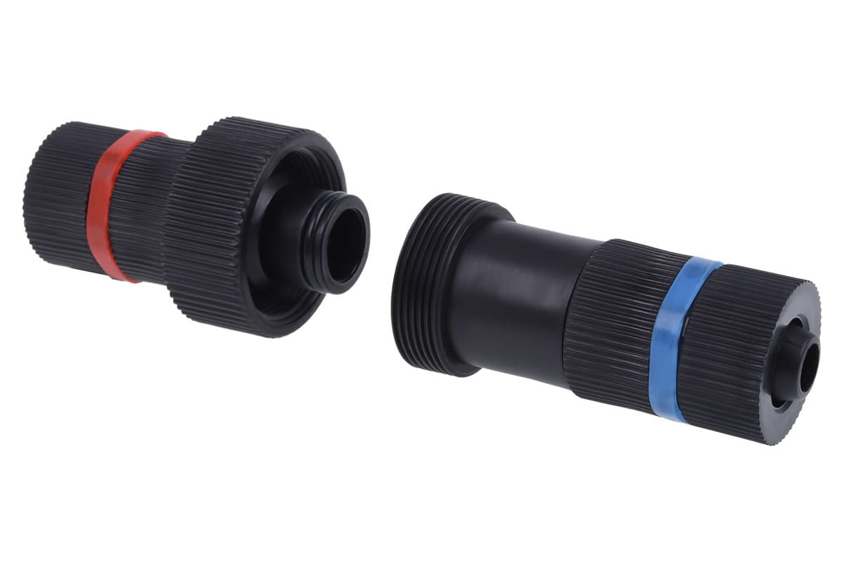 Alphacool HF Quick Release Connector kit 11/8mm - Black