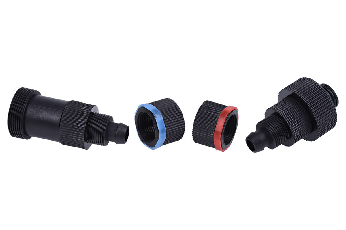 Alphacool HF Quick Release Connector kit 11/8mm - Black