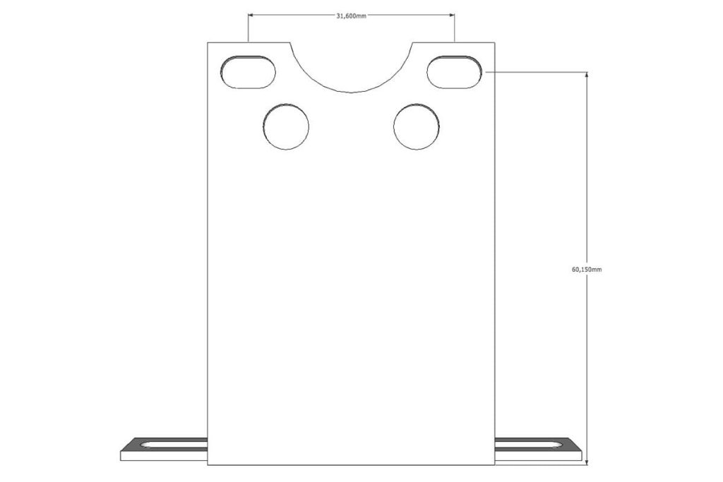Alphacool Pump stand for Eisdecke / Eisbecher Seriess - Black
