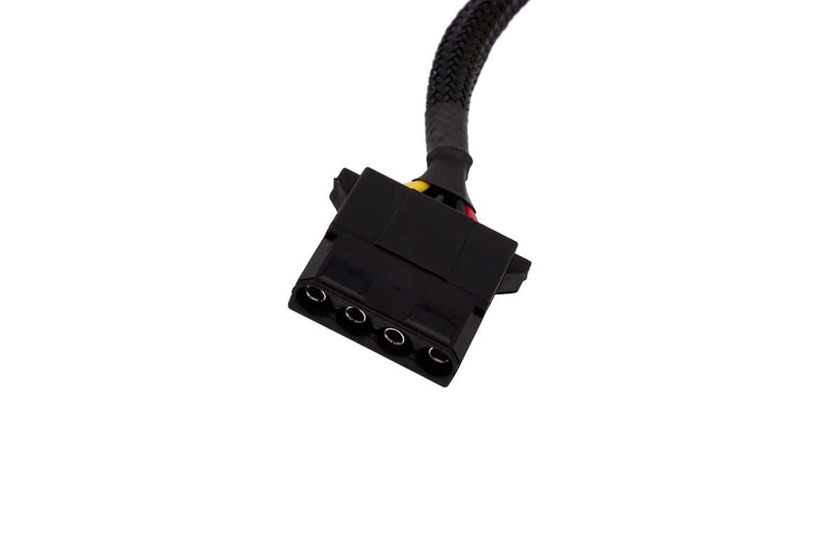Alphacool 4Pin Molex double adapter for Alphacool magnetic valve 50cm - Black
