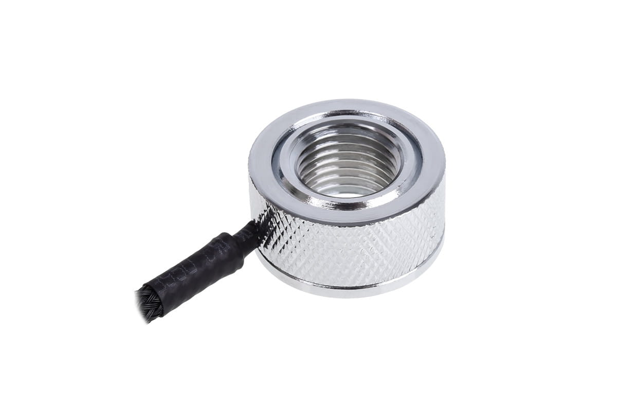 Alphacool Eiszapfen temperature sensor G1/4 IG / IG with AG adapter - Chrome