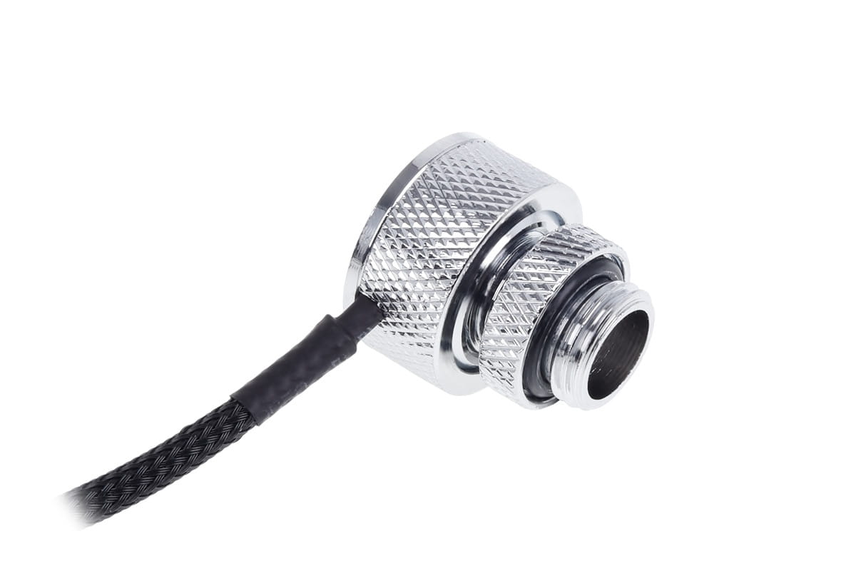 Alphacool Eiszapfen temperature sensor G1/4 IG / IG with AG adapter - Chrome