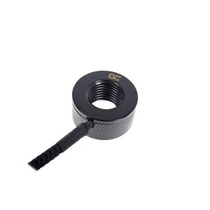 Alphacool Eiszapfen temperature sensor G1/4 IG / IG with AG Adapter - Deep Black