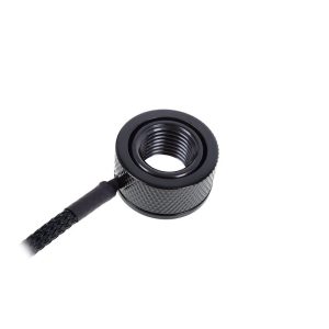 Alphacool Eiszapfen temperature sensor G1/4 IG / IG with AG Adapter - Deep Black
