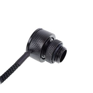 Alphacool Eiszapfen temperature sensor G1/4 IG / IG with AG Adapter - Deep Black