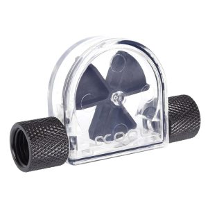 Alphacool Eisfluegel flow indicator Black G1/4 Female - Plexi