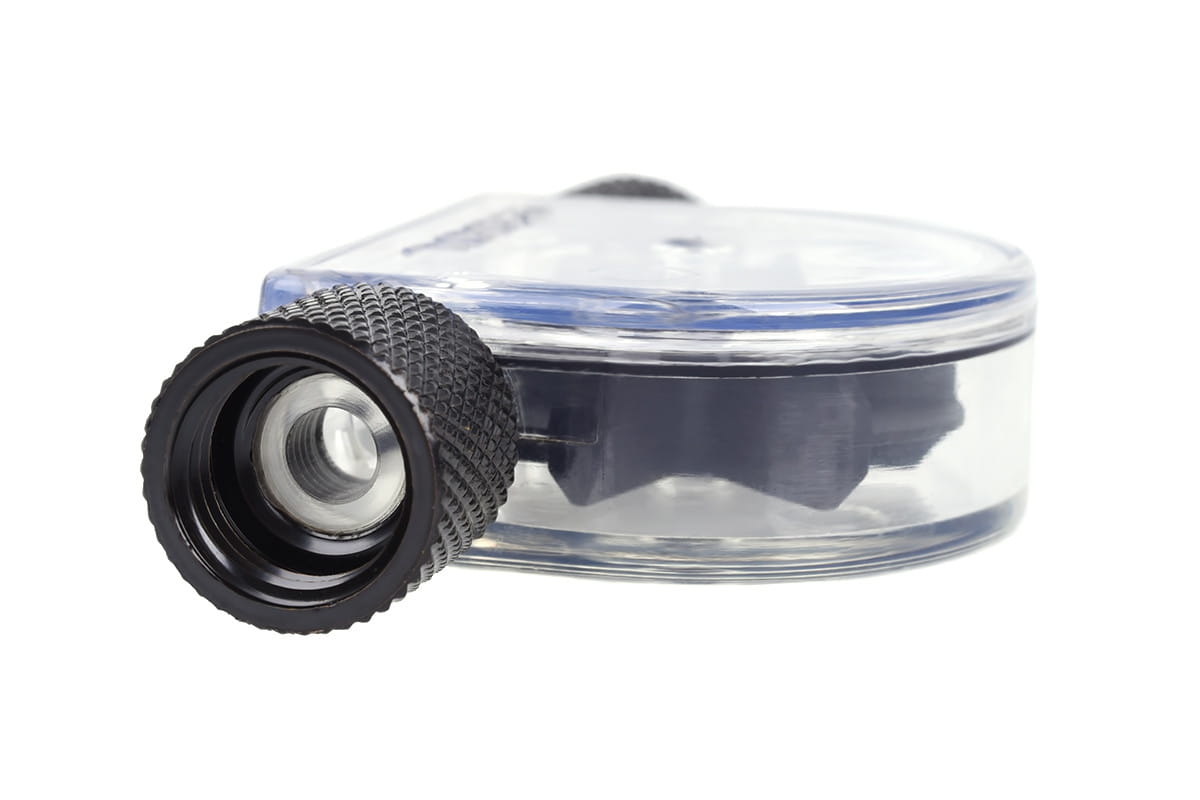 Alphacool Eisfluegel flow indicator Black G1/4 Female - Plexi