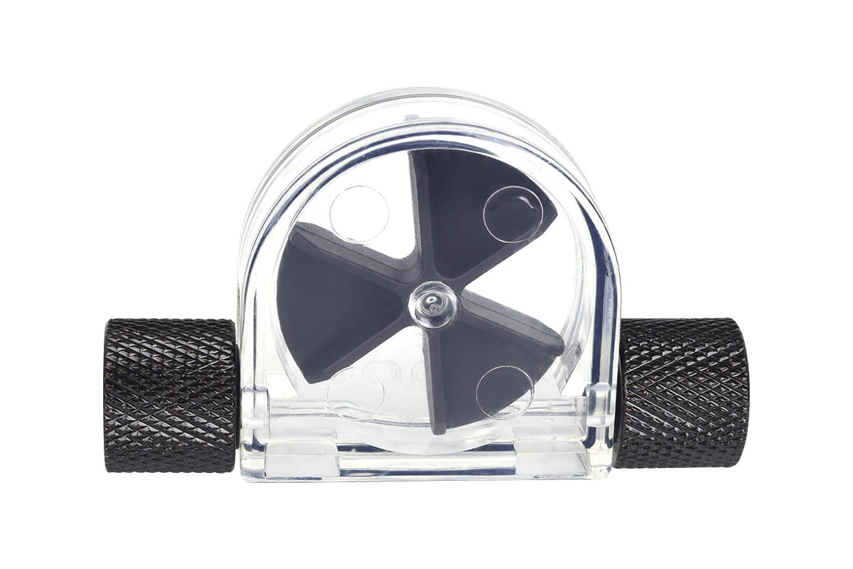 Alphacool Eisfluegel flow indicator Black G1/4 Female - Plexi