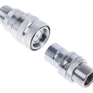 Alphacool Eiszapfen Quick Release Connector kit with double Bulkhead G1/4 Male - Chrome