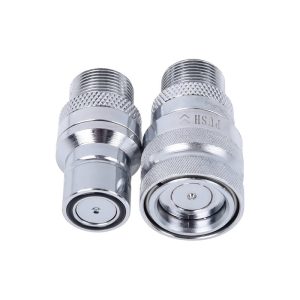 Alphacool Eiszapfen Quick Release Connector kit with double Bulkhead G1/4 Male - Chrome